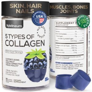 Wellneum gomitas de colágeno 60 piezas frasco