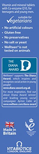 Version 1.0.0 Wellteen vitaminas con coenzima q10 licopeno y l-carnitina