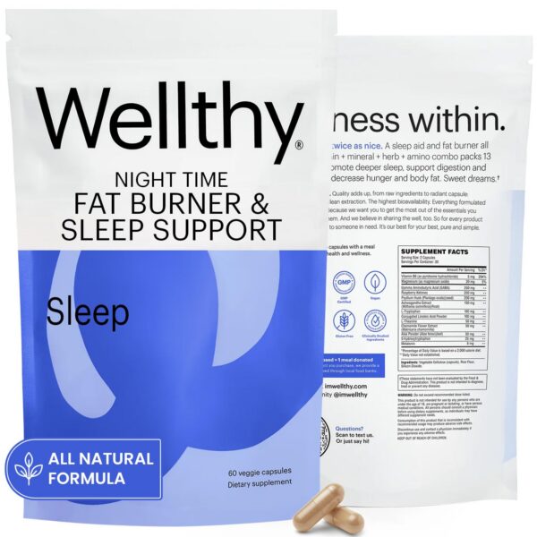 Etiqueta de ingredientes naturales Wellthy