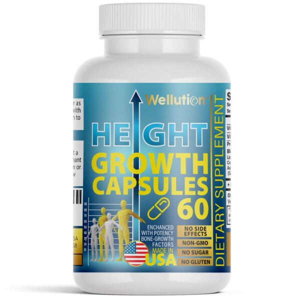 Etiqueta frontal de WELLUTION Fortalecimiento Óseo Infantil