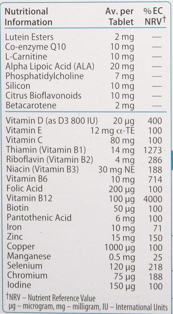 Wellwoman 70+ tabletas suplemento salud mujer mayor