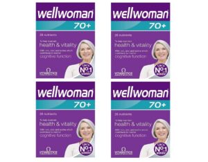 Wellwoman 70+ suplemento para mujeres mayores envase frontal