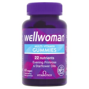 Wellwoman gomitas multivitamínicas etiqueta frontal