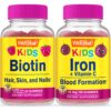 Gomitas WellYeah Biotin para niños - frasco
