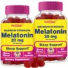 WellYeah gomitas melatonina 20mg sabor frutas apoyo sueño