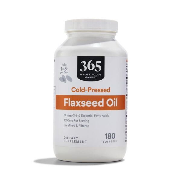 Botella de aceite de linaza 180 cápsulas