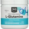 Polvo de L-glutamina en envase de 8 onzas