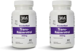 Frente del envase Transresveratrol 250 mg de Whole Foods Market