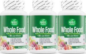 Whole Nature multivitamínico completo 3 frascos con probióticos