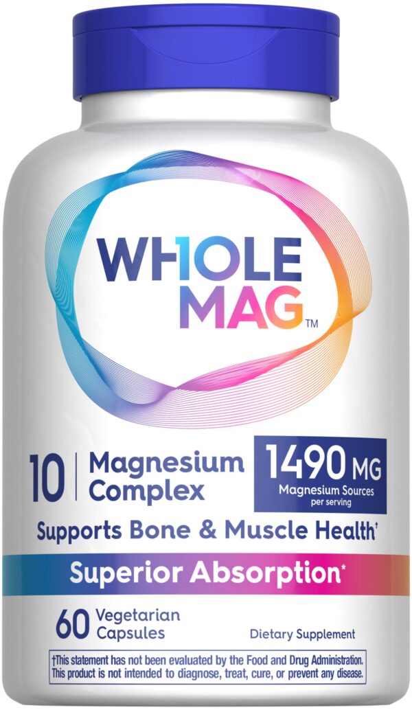 Version 1.0.0 WholeMag Complejo Magnesio Vista frontal