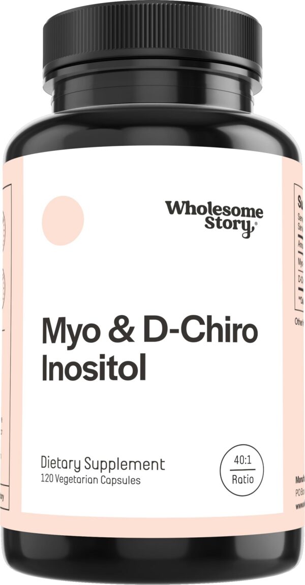 Frontal de la botella de Wholesome Story Inositol