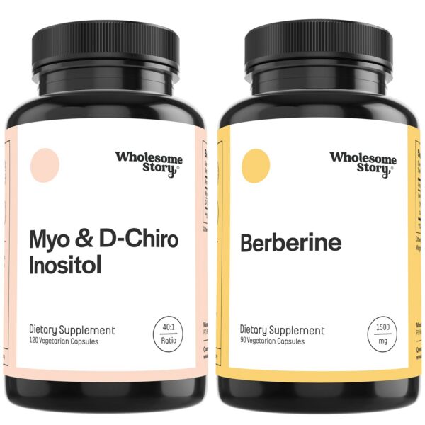 Frente de la caja Wholesome Story Myo-Inositol Berberina