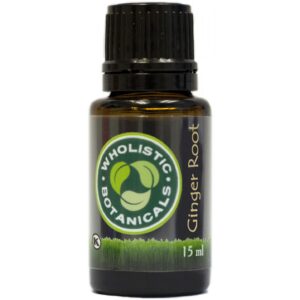 Frasco aceite esencial jengibre Wholistic Botanicals 15ml