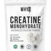Frasco de Creatine Monohydrate WHYZ 525 g sin sabor