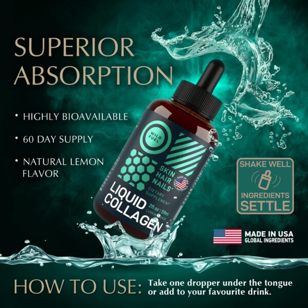 Version 1.0.0 Etiqueta de ingredientes de colágeno Wild Fuel