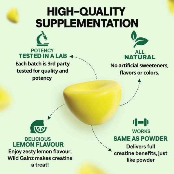 Etiqueta de información de dosis por gomita