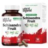 Frasco de cápsulas Wild & Organic Schisandra 1000 mg