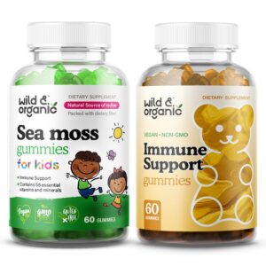 Version 1.0.0 Gomitas Wild & Organic Sea Moss para niños frasco