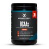 Wilderness Athlete BCAA polvo sabor naranja etiqueta frontal