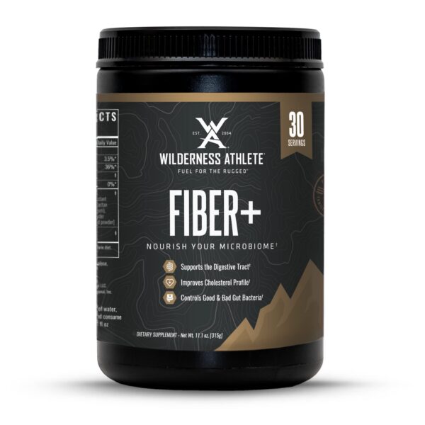 Wilderness Athlete Fiber+ polvo suplemento de fibra sin sabor