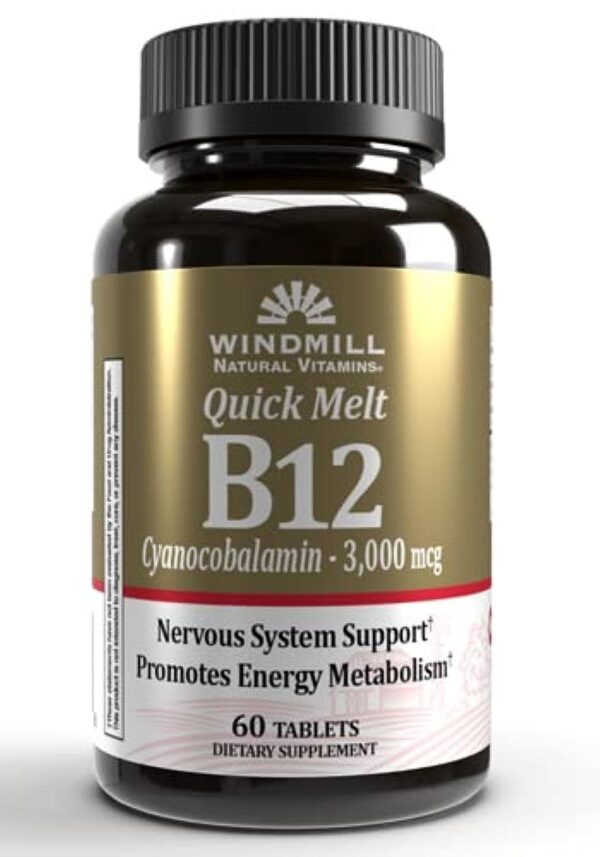 Windmill B-12 tabletas frente al blíster