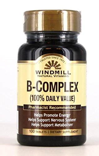 Windmill complejo b vitaminas suplemento 100 tabletas