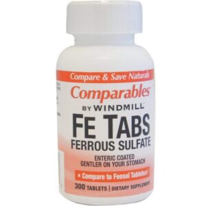 Windmill Fe Tabs tableta sulfato ferroso 65 mg