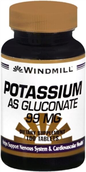 Version 1.0.0 Windmill gluconato de potasio tabletas 99 mg frascos
