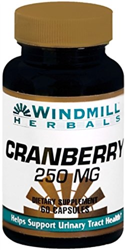 Windmill Herbals cápsulas arándano 250 mg paquete tres