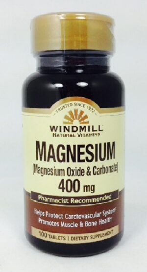 Version 1.0.0 Tabletas de magnesio Windmill 400 mg