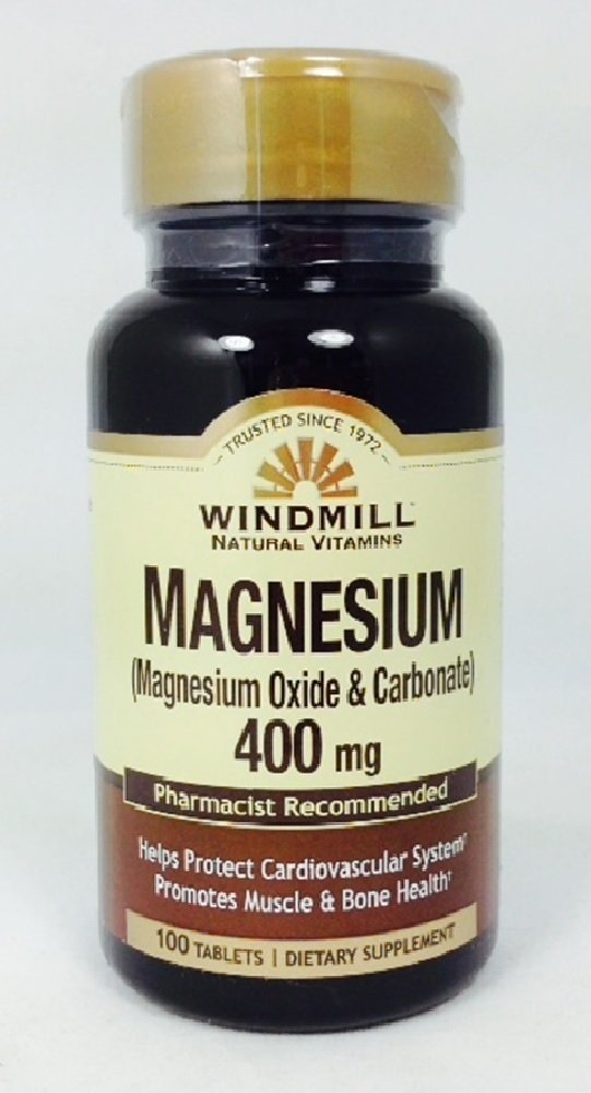 Tabletas de magnesio Windmill 400 mg