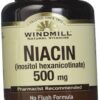Frasco Windmill Niacina No Flush 500mg 30 tabletas