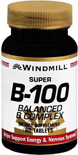 Windmill Super B-100 paquete 60 tabletas vitaminas b