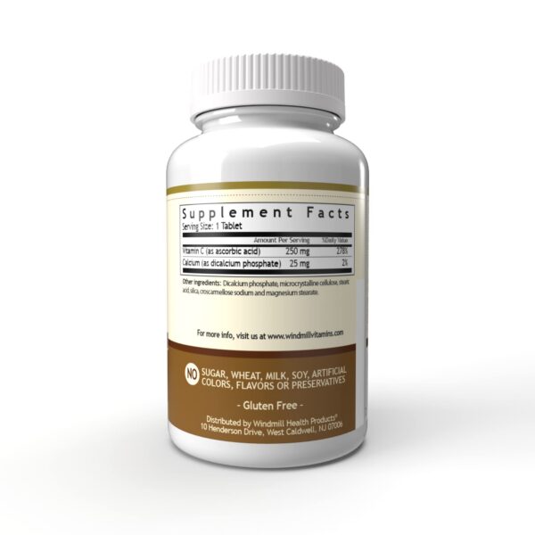 Windmill Vit C Tabs 250 mg frasco