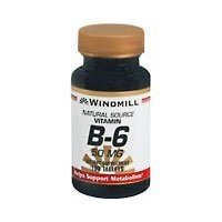 Windmill vitamina b6 50mg suplemento 100 tabletas