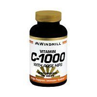 Windmill Vitamina C 1000 mg con rosa mosqueta 100 tabletas