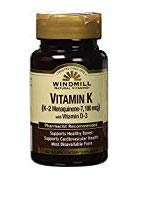 Windmill vitamina K-2 D3 60 tabletas paquete triple