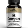 Suplemento vitaminas complejo B Windmill frasco con 100 tabletas