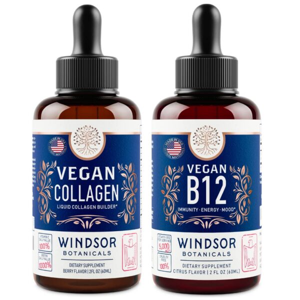 Windsor Botanicals bundle front view with two bottles