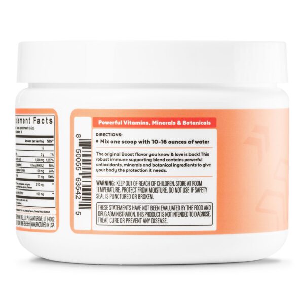 Version 1.0.0 Wink Well Boost ingredientes saludables vitamina c polvo