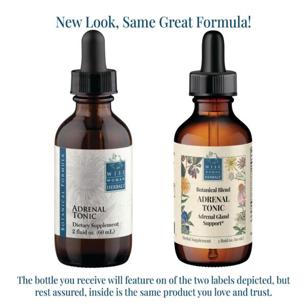 Version 1.0.0 Extracto líquido Adrenal Tonic Wise Woman etiqueta