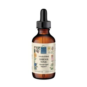 Wise Woman Adrenal Tonic botella y etiqueta