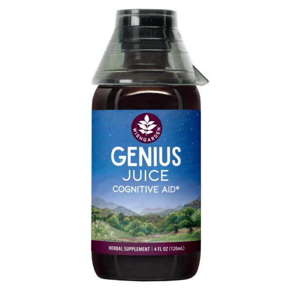 WishGarden Genius Juice suplemento nootrópico líquido 4oz