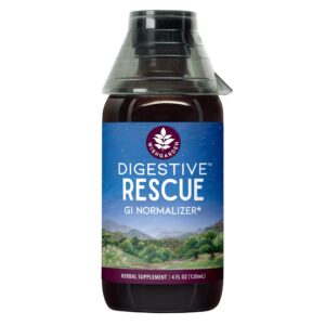 WishGarden Herbs Digestive Rescue tónico botella frontal
