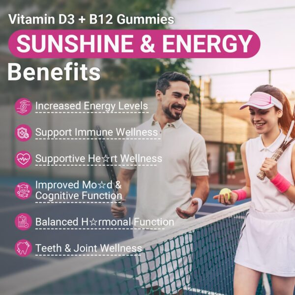 Frasco de gomitas Wiszeen D3 B12