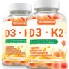 Frasco de Wiszeen gomitas D3 K2 con Omega-3