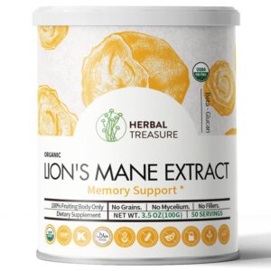 Version 1.0.0 Envase del suplemento WL Herbal Treasure Melena de León Orgánica