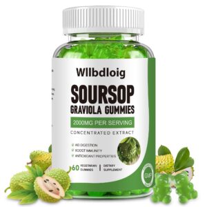 Frente del empaque gomitas Soursop Graviola
