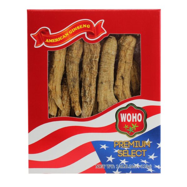 Ginseng Americano WOHO Raíces Jumbo XL 4 onzas imagen del producto