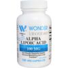 Version 1.0.0 Wonder Labs etiqueta de ácido alfa lipoico 100 mg